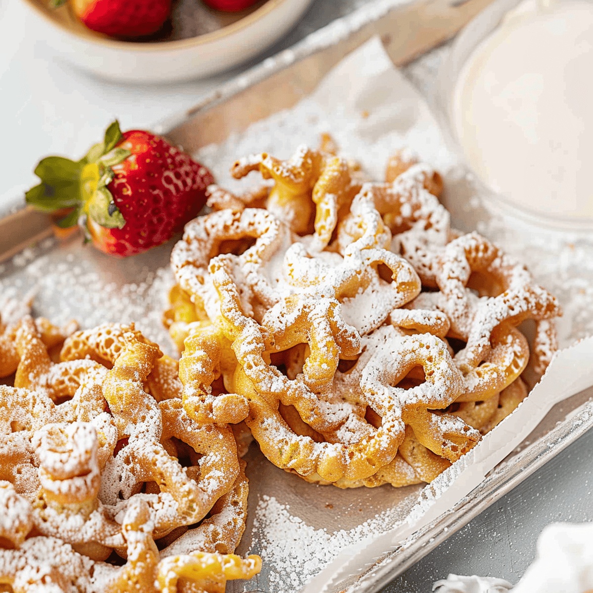 Crispy Classic Funnel Cake Recipe