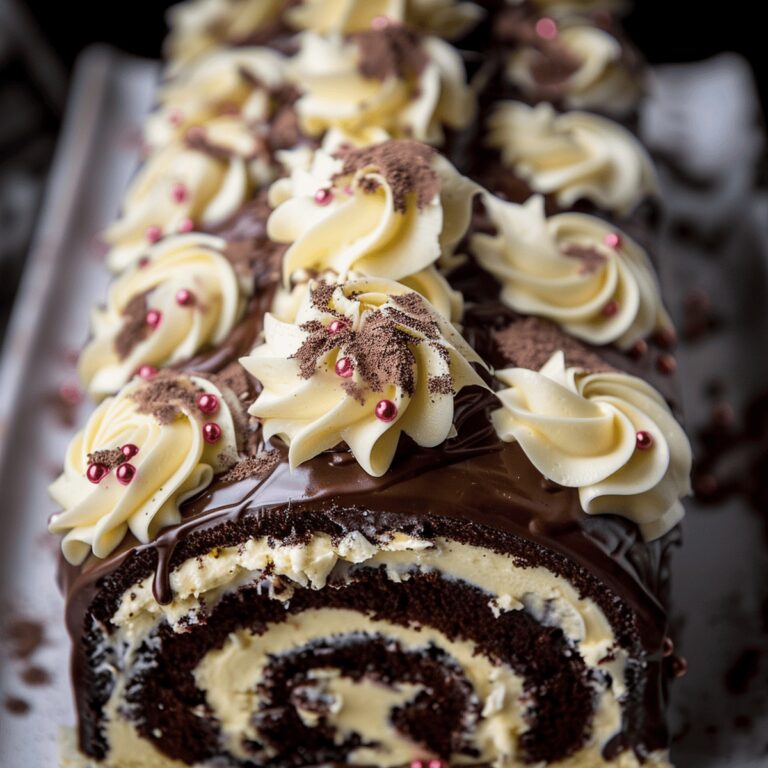 Silky Chocolate Custard Roll Recipe