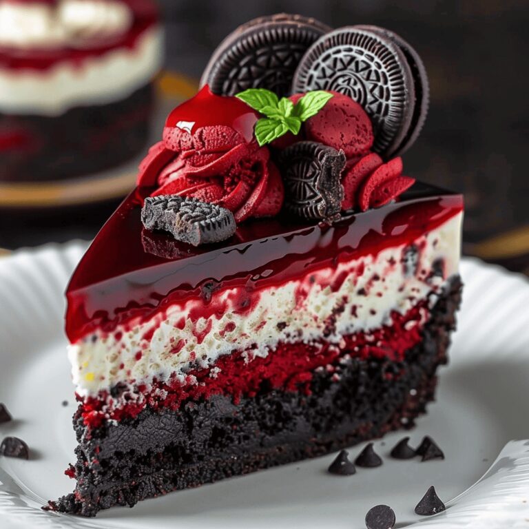 Red Velvet Oreo Cheesecake Recipe