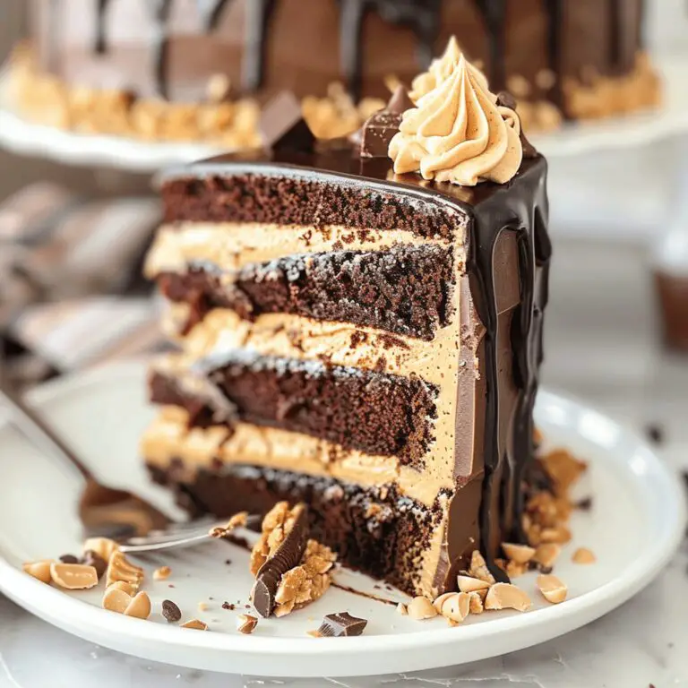 Peanut Butter Chocolate Layer Cake Recipe