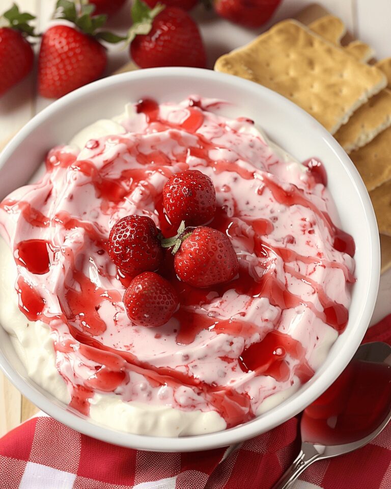 Sweet Strawberry Cheesecake Dip Recipe