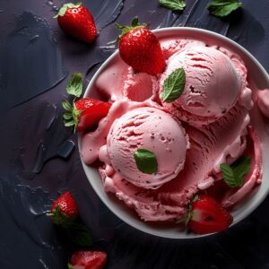 Velvety Strawberry Ice Cream Recipe