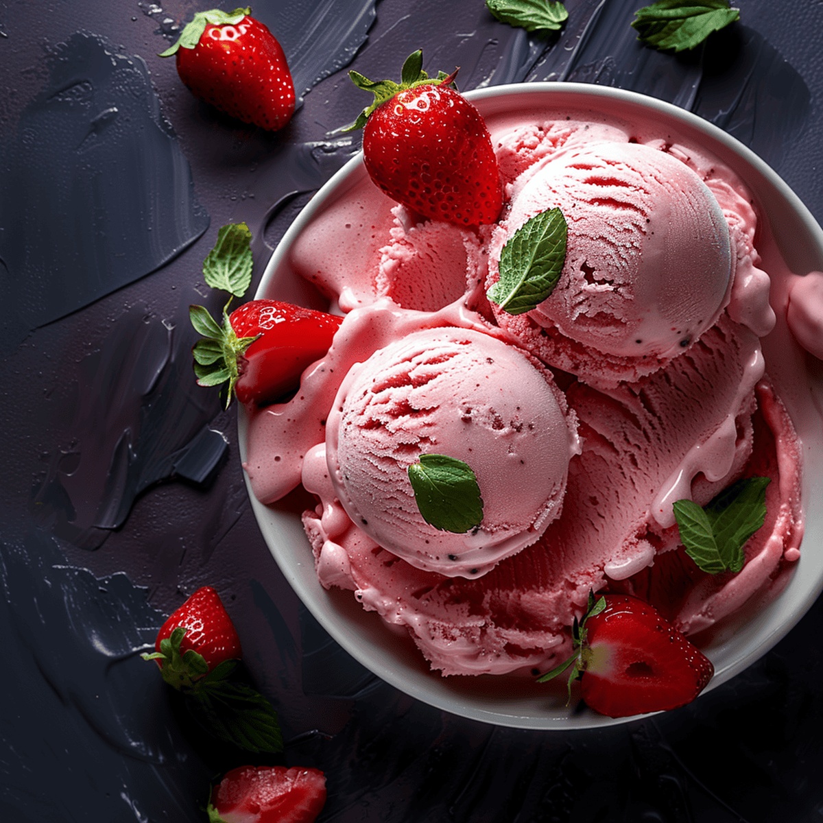 Velvety Strawberry Ice Cream Recipe