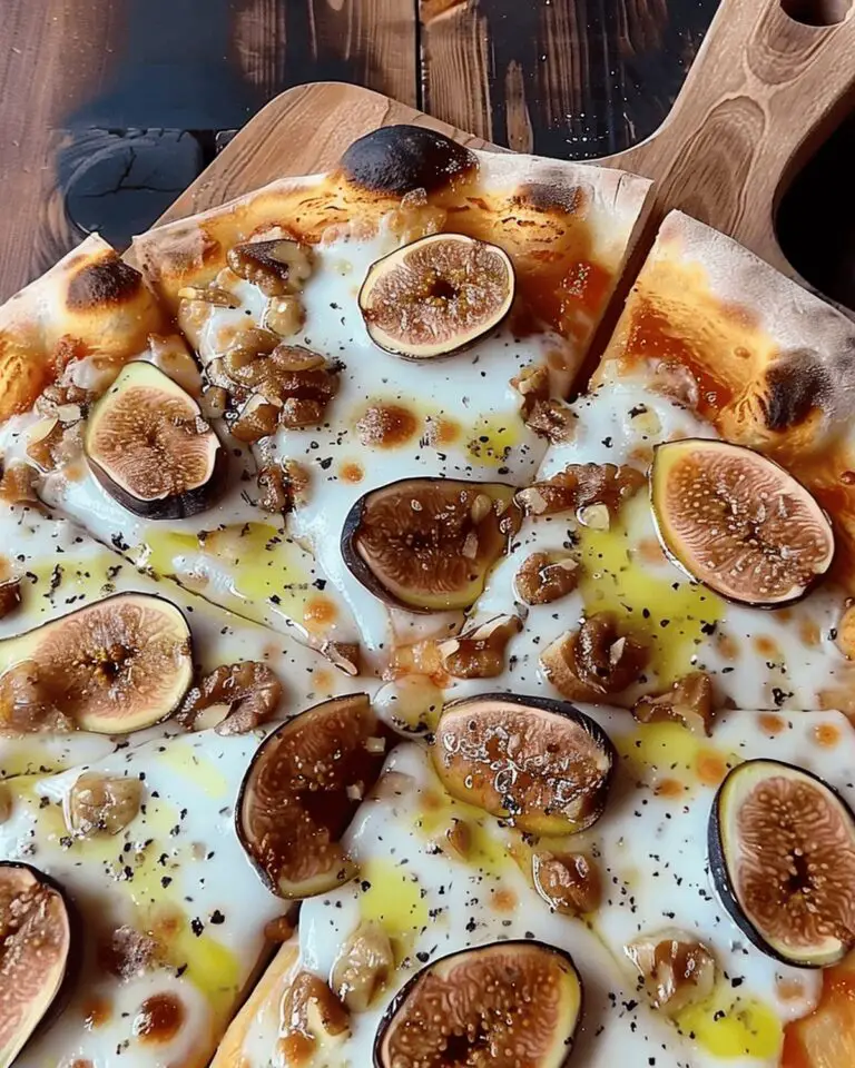 Rustic Fig And Walnut Artisan Pizza Recipe