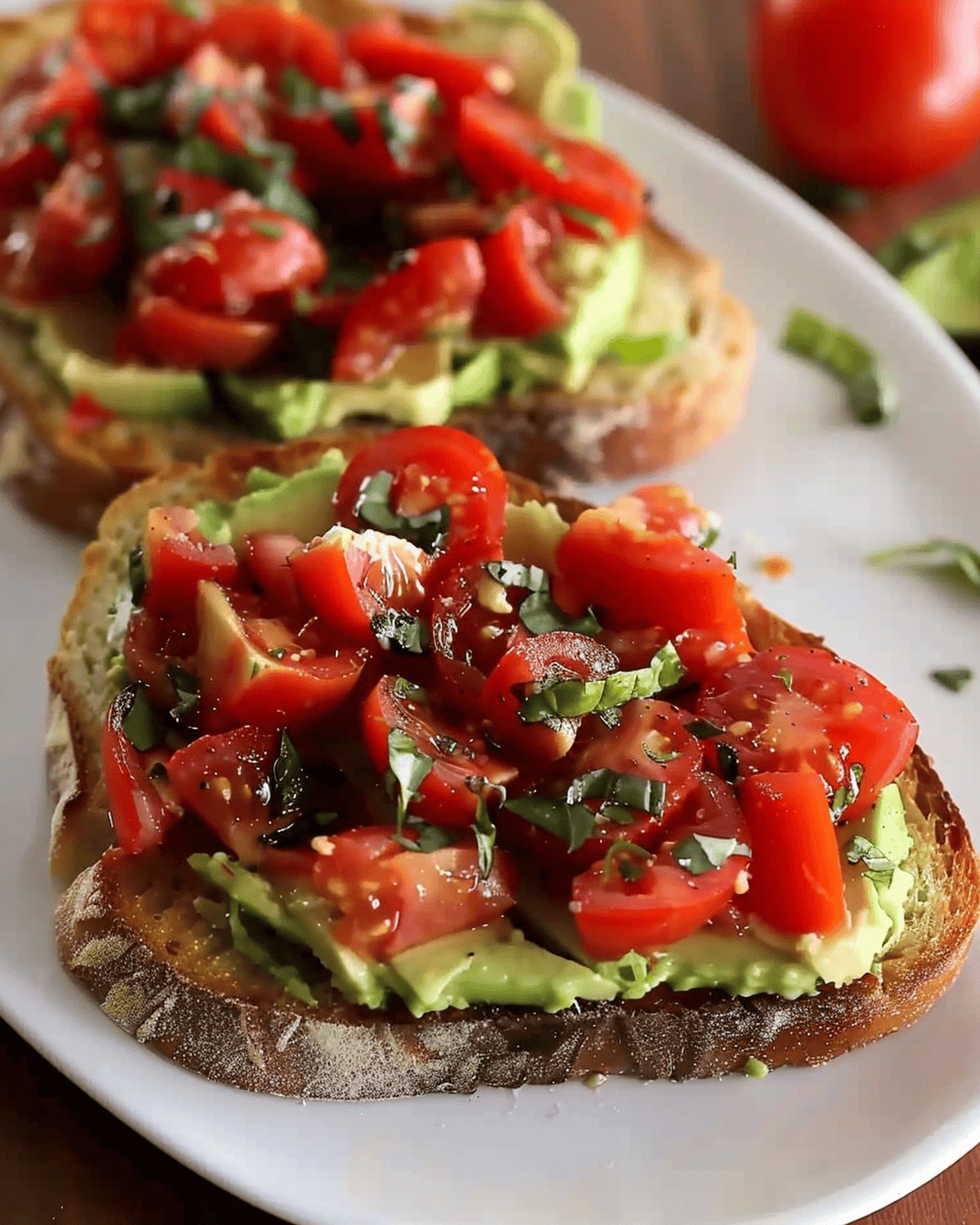 Vibrant Avocado and Tomato Toast Recipe