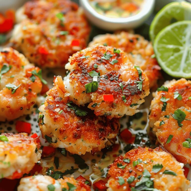 Spicy Shrimp Cakes With Zesty Chili-Lime Dip Recipe