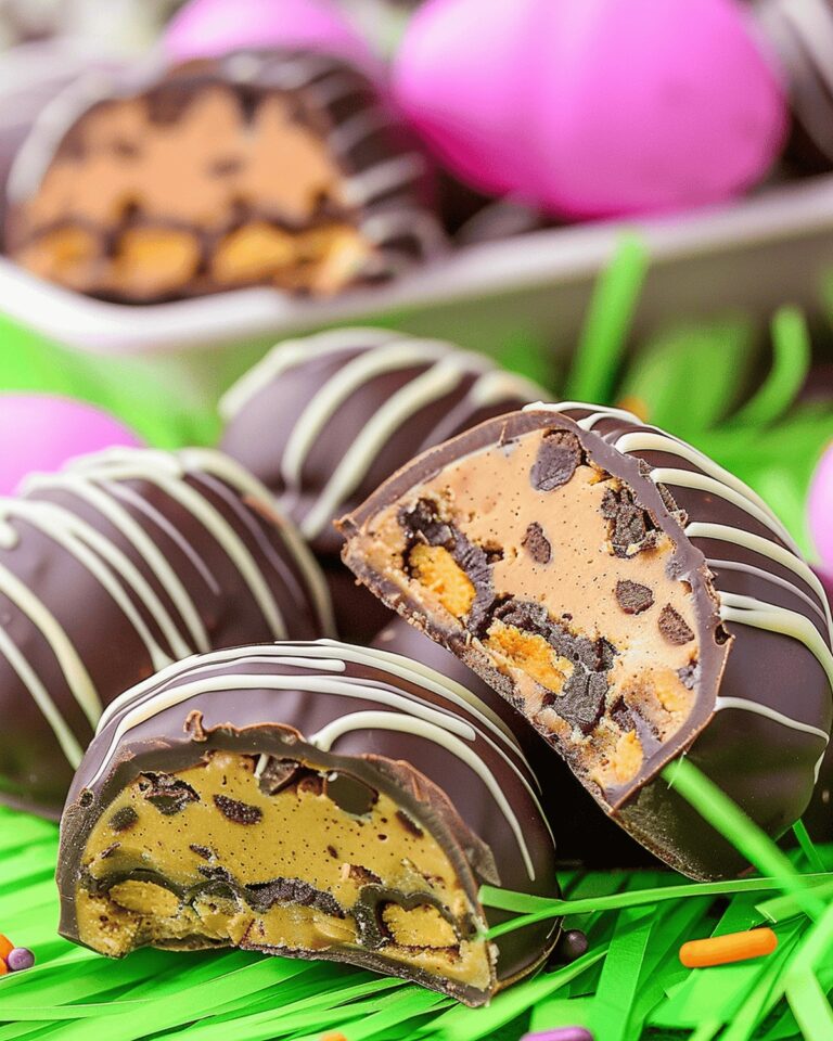 Silky Peanut Butter Chocolate Eggs Recipe