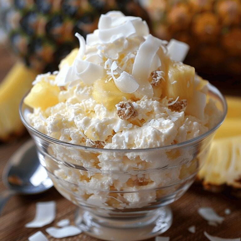 Tropical Pineapple Coconut Fluff Recipe