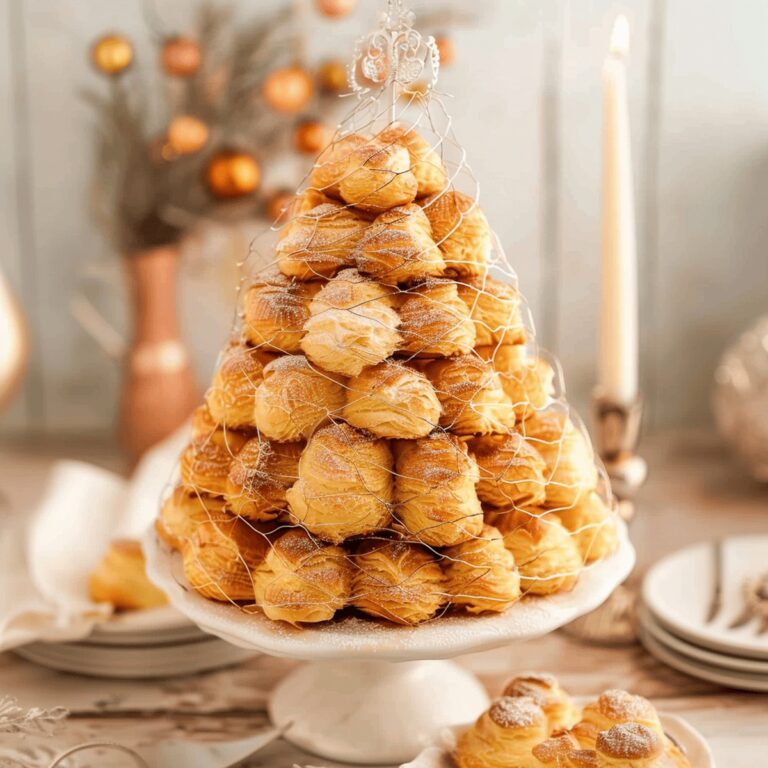 Croquembouche Cream Puff Tower Recipe
