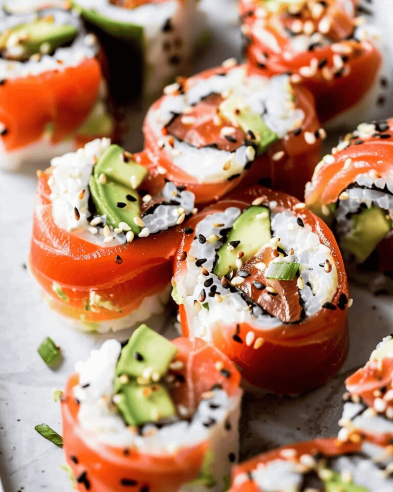 Crispy Tzatziki Avocado Salmon Rolls Recipe