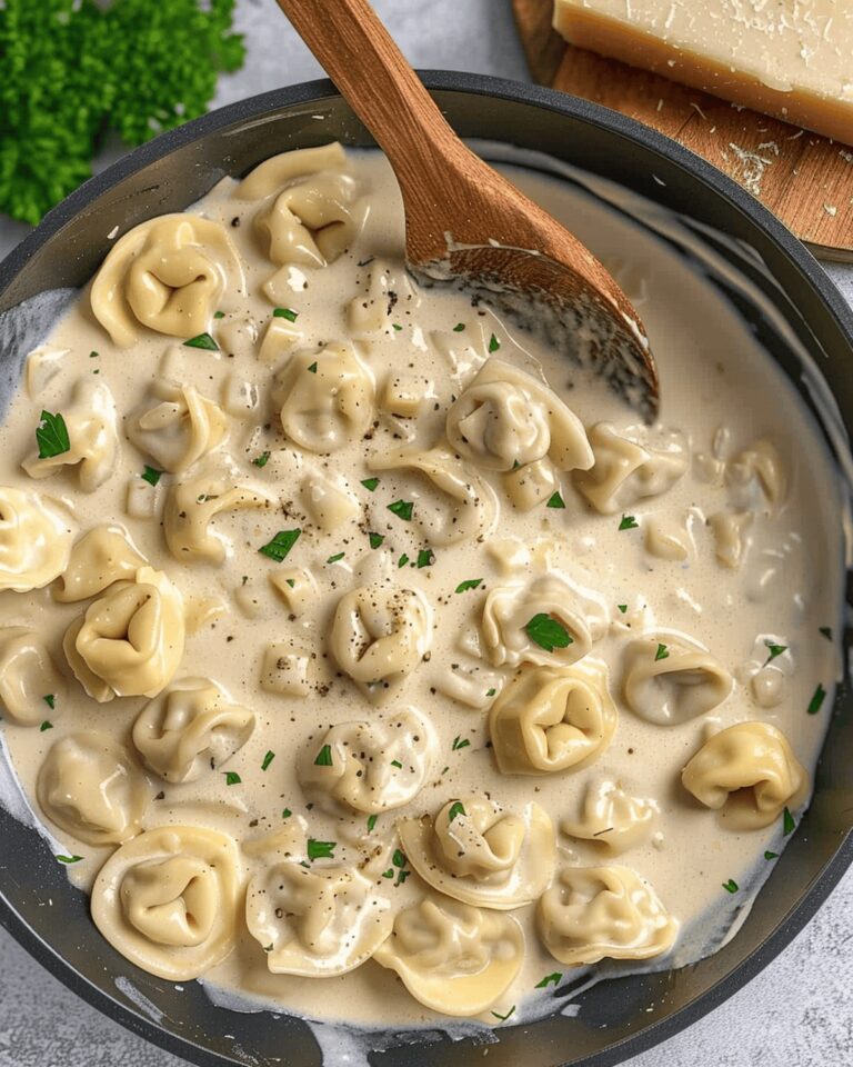 Cheesy Tortellini Alfredo Recipe