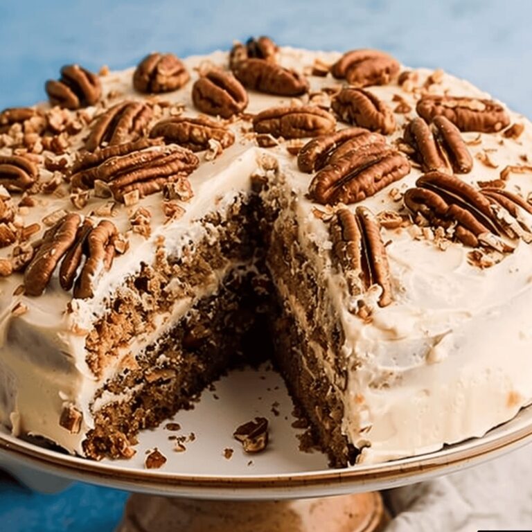 Heavenly Coffee Pecan Cake Recipe