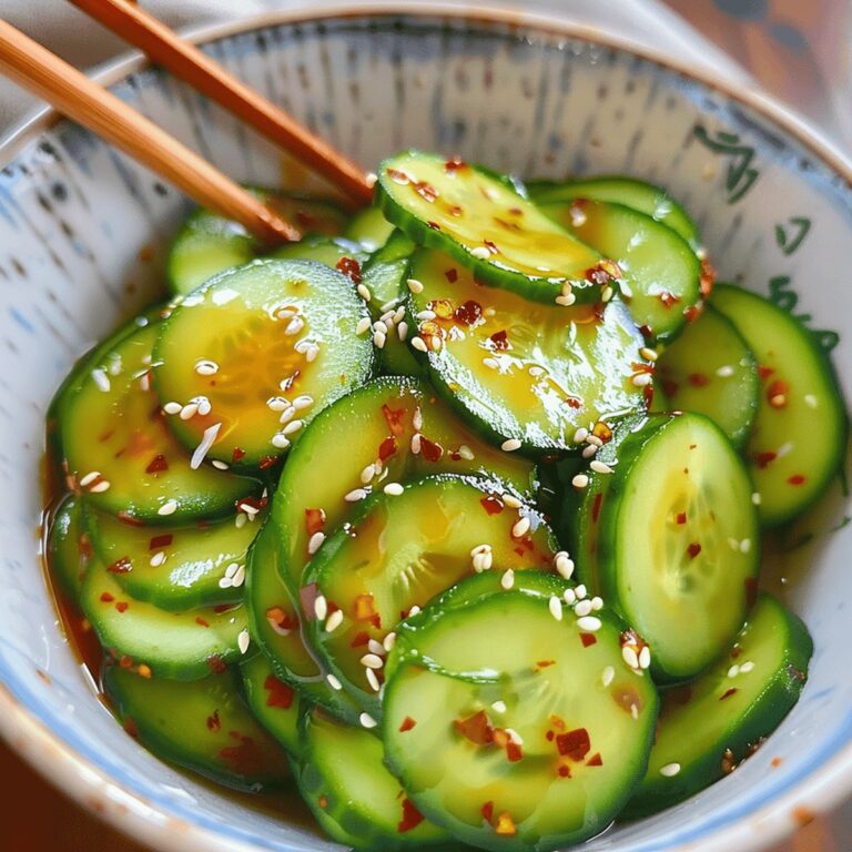 Easy Asian Cucumber Salad Recipe