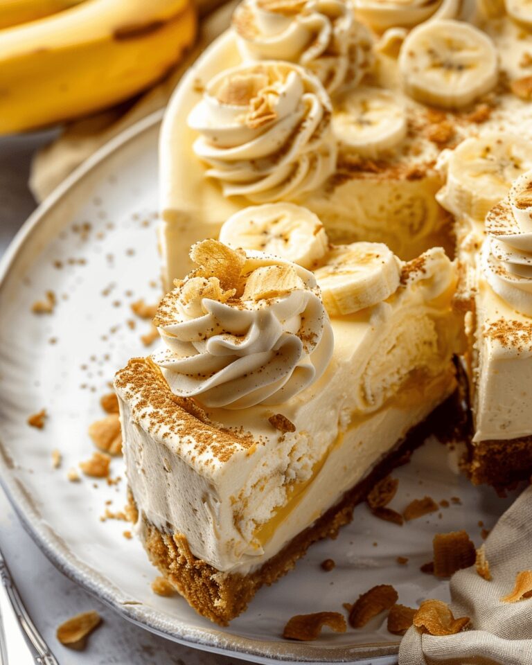 Silky Banana Cheesecake Recipe