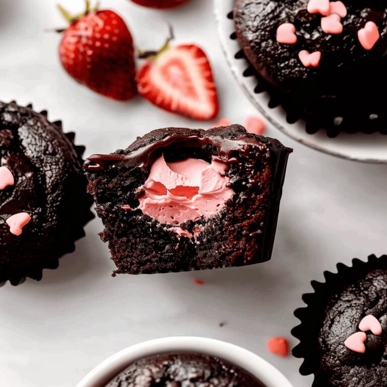 Chocolate Covered Strawberry Cupcakes Recipe