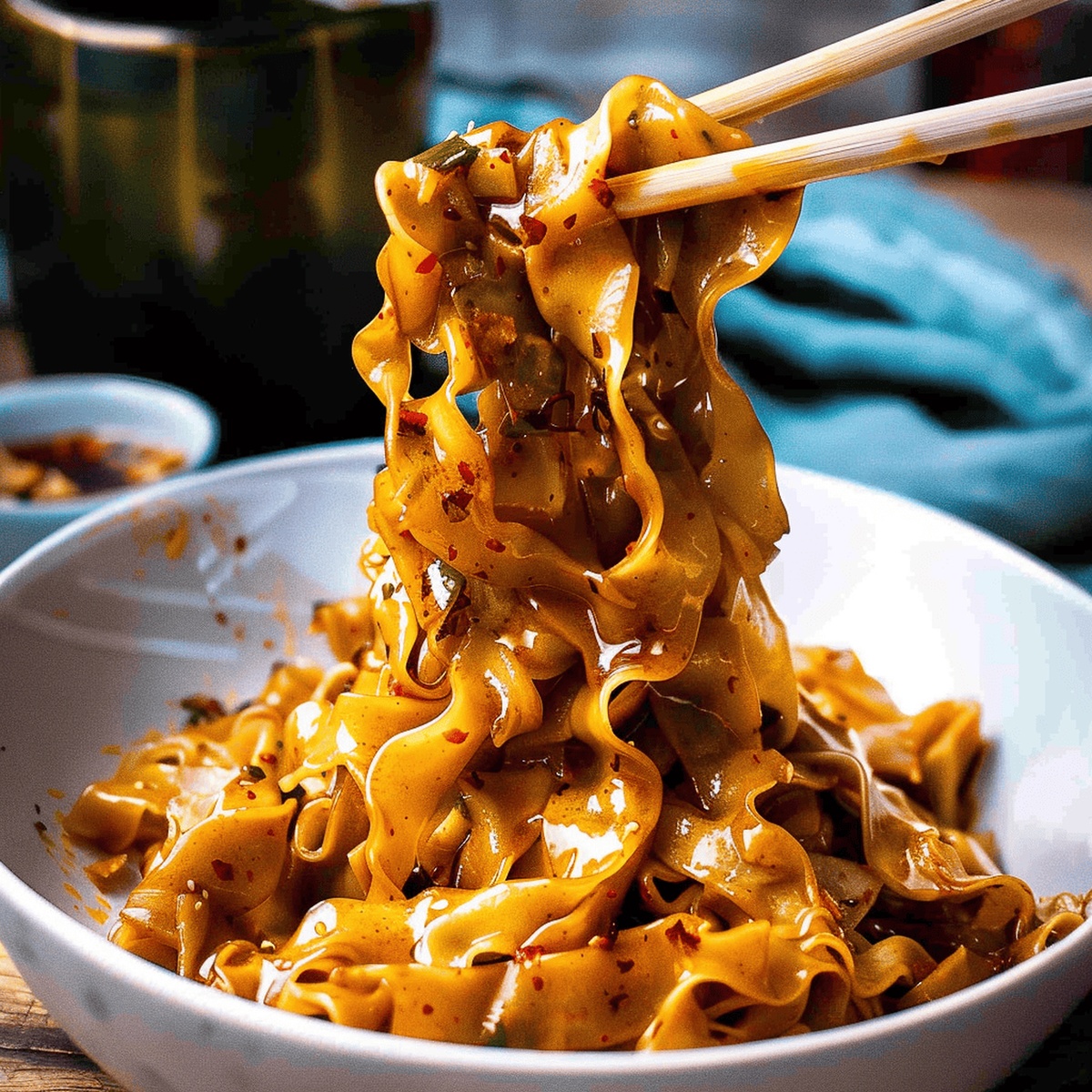 Spicy Garlic Chilli Noodles Recipe