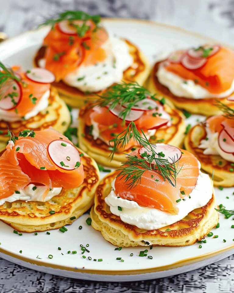 Elegant Smoked Salmon Blinis Recipe