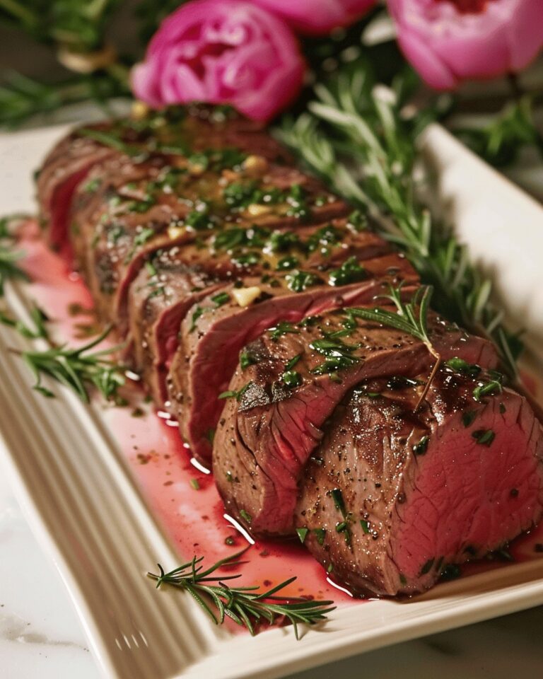 Savory Herb-Butter Roast Beef Tenderloin Recipe