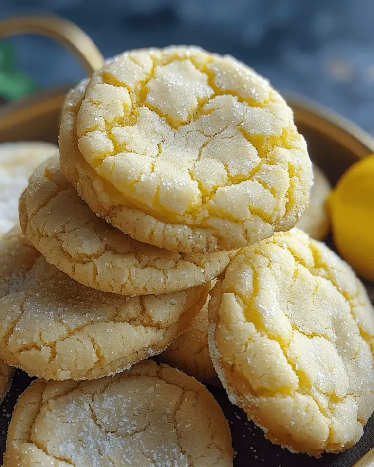Lemon Zest Delight Cookies Recipe