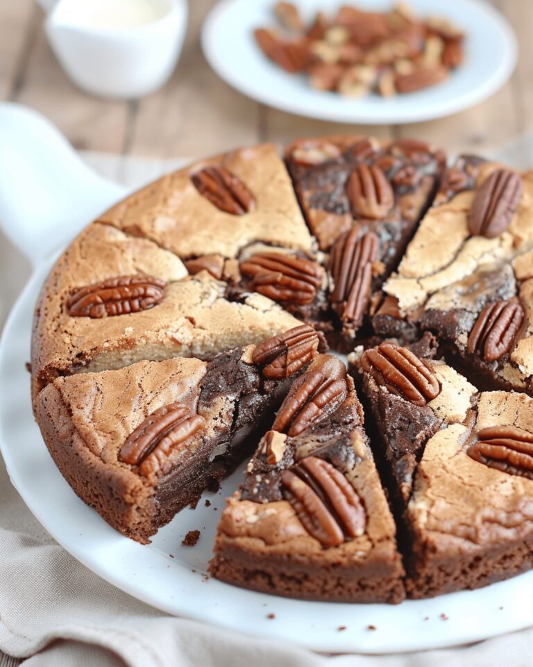 Sinful Chocolate Pecan Cookie Pie Recipe