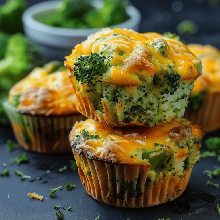 Broccoli Cheddar Muffins Recipe