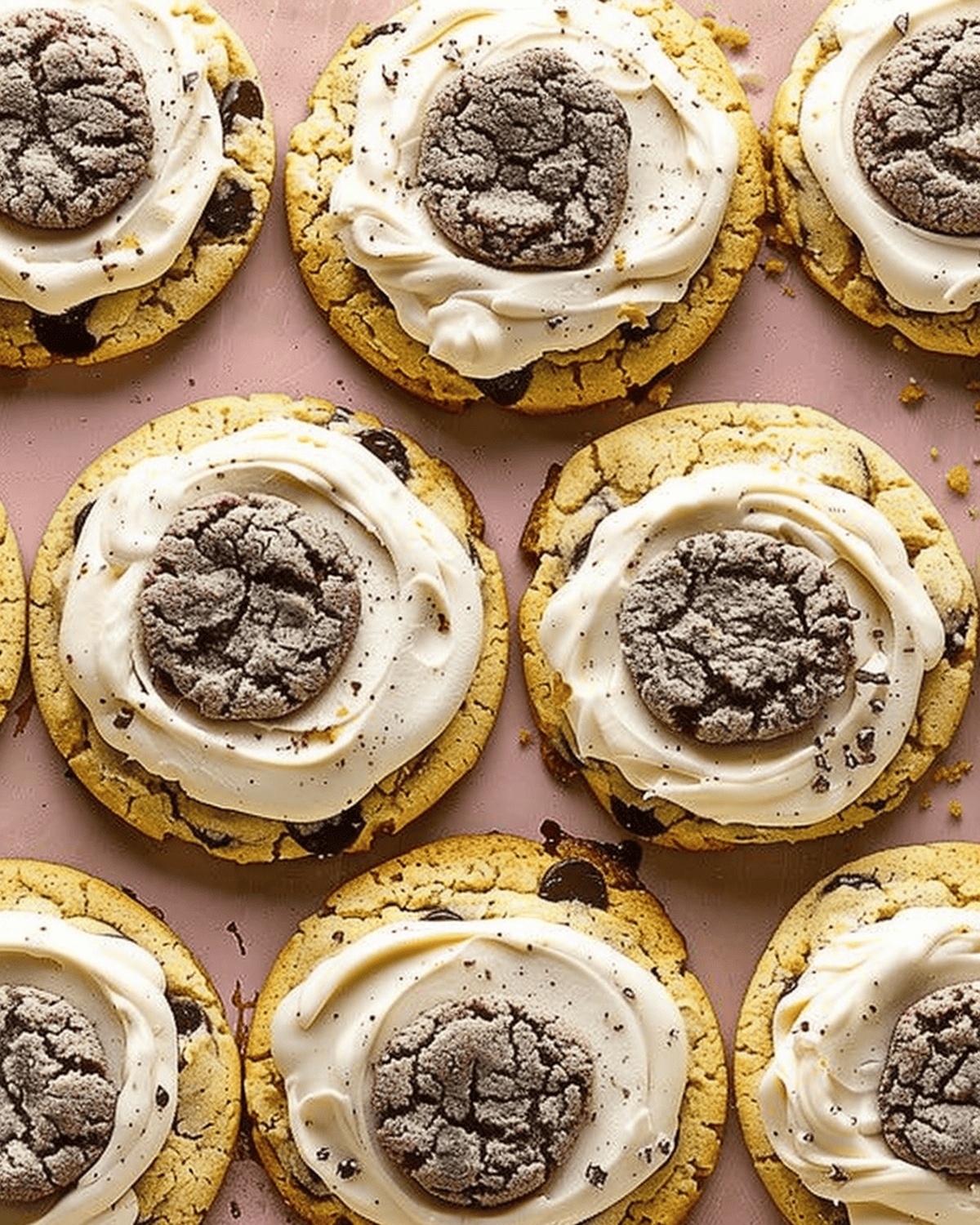 Indulgent Crumbl Cookies & Cream Cookies Recipe
