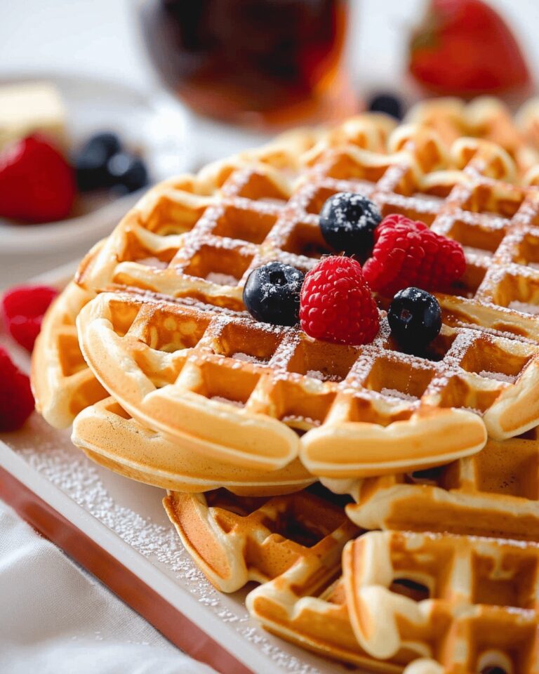 Crisp Club Soda Waffles Recipe
