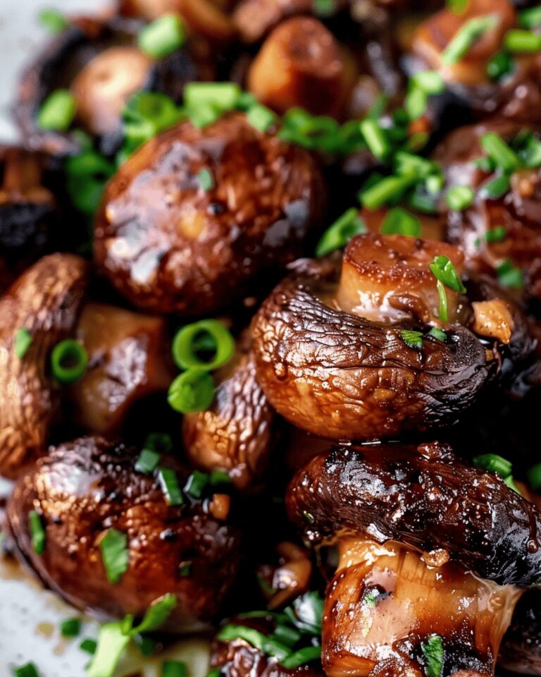 Crispy Steakhouse Garlic Butter Mushrooms Recipe