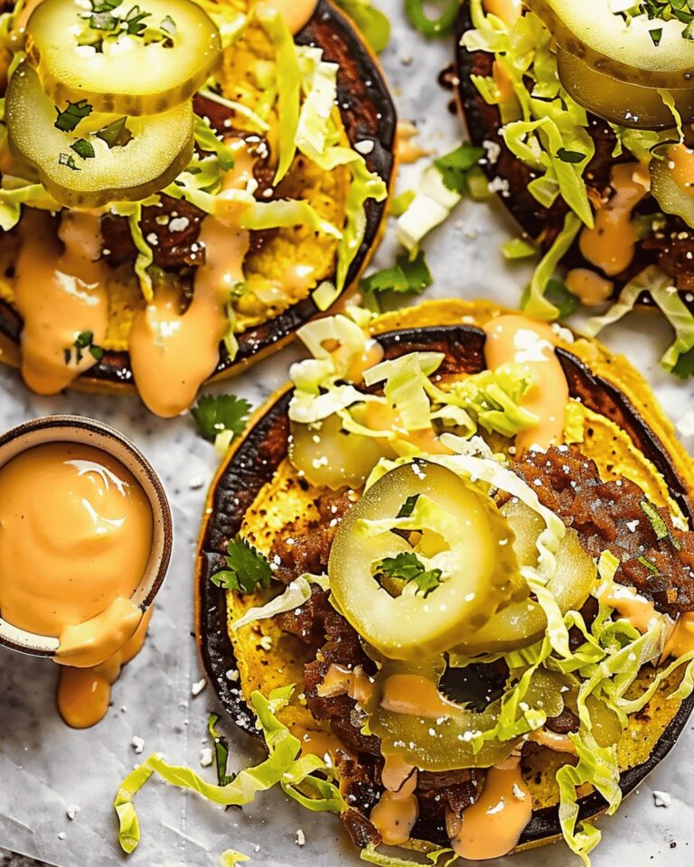 Dreamy Smash Burger Tacos Recipe