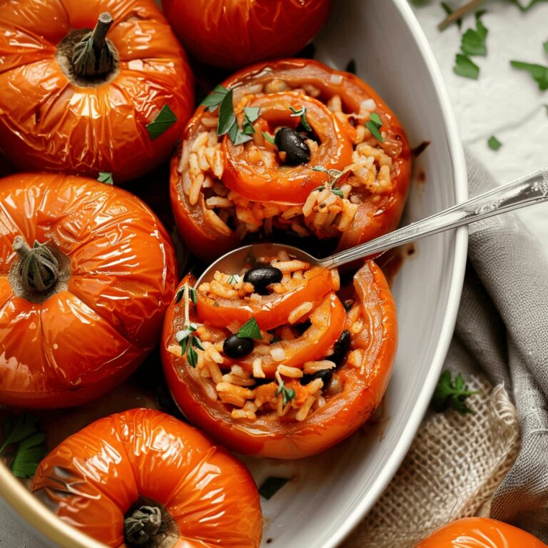 Vibrant Mediterranean Stuffed Tomatoes Recipe