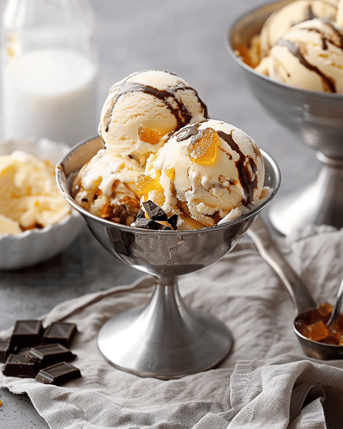 Silky Candied Orange Ice Cream Recipe