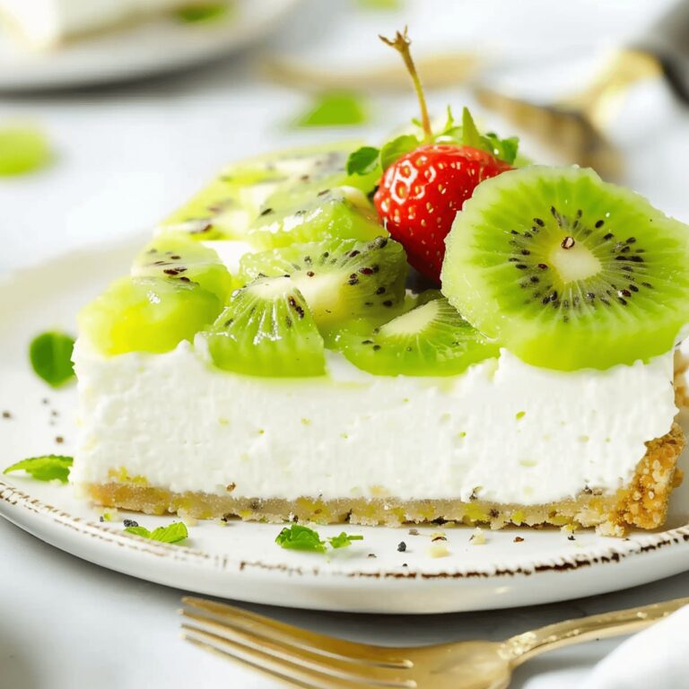 Easy Kiwi Cheesecake Recipe