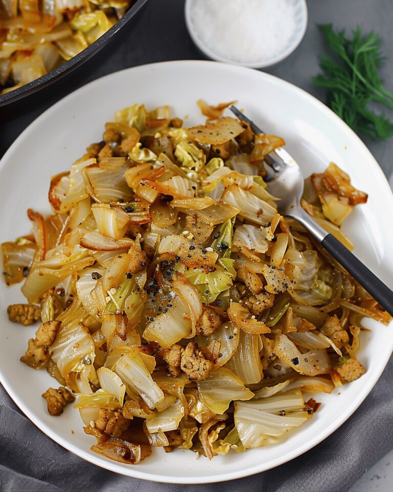 Vegan Cabbage And Soy Curl Stir-Fry Recipe