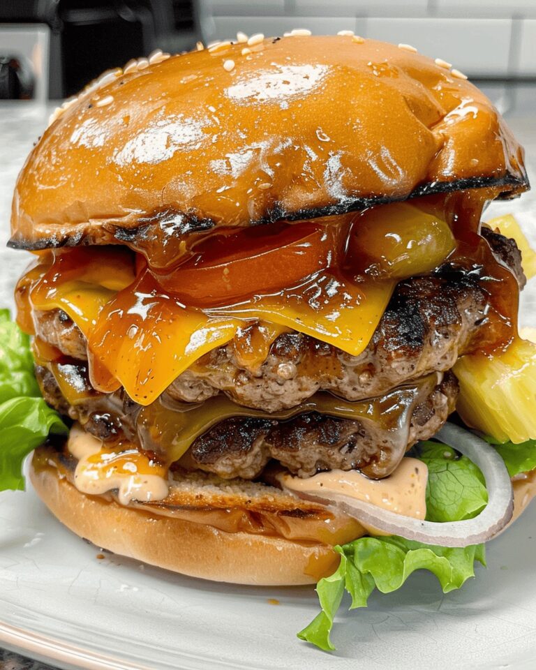 Juicy Summer Teriyaki Burger Recipe