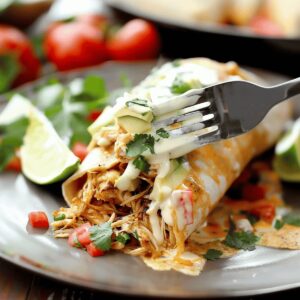 Smothered Chicken Burritos Recipe