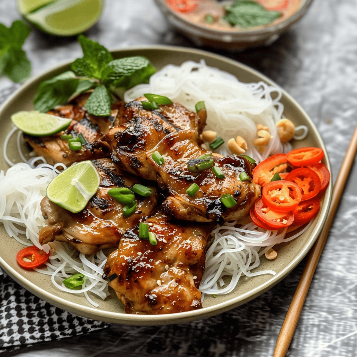 Grilled Vietnamese Lemongrass Chicken Recipe