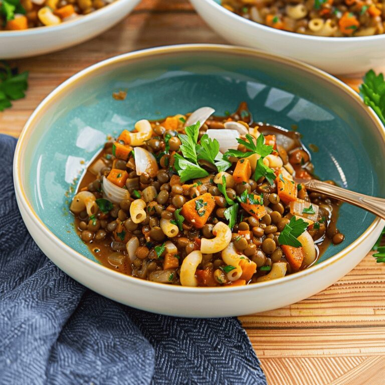 Rustic Ethiopian-Style Lenticchie Pasta Recipe