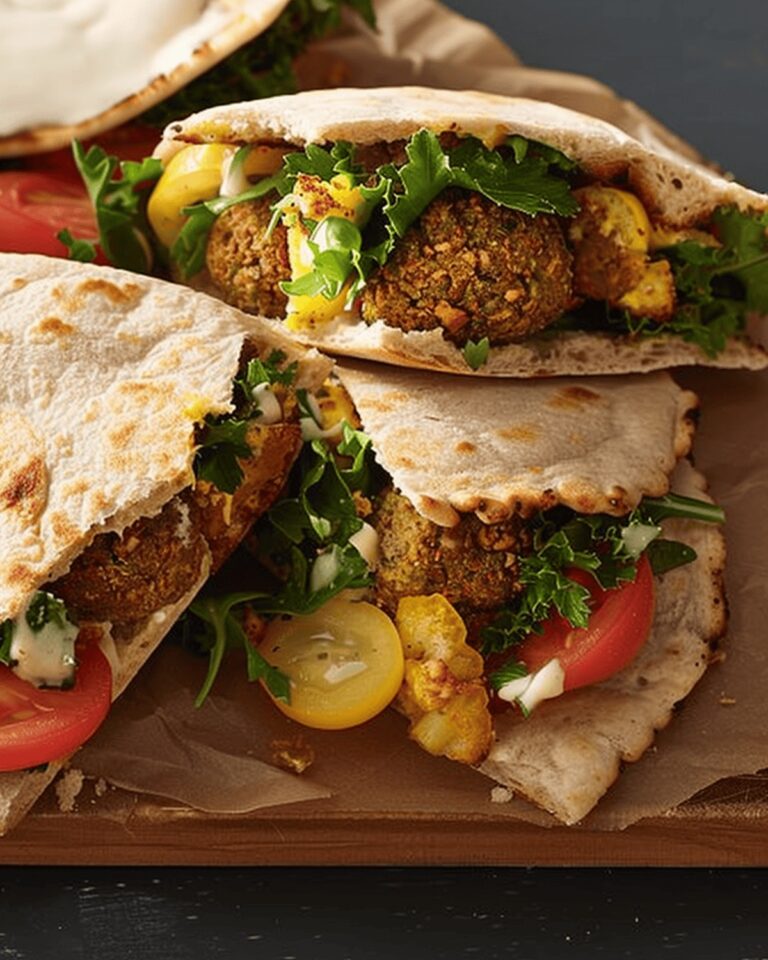 Crispy Baked Falafel Sandwiches Recipe