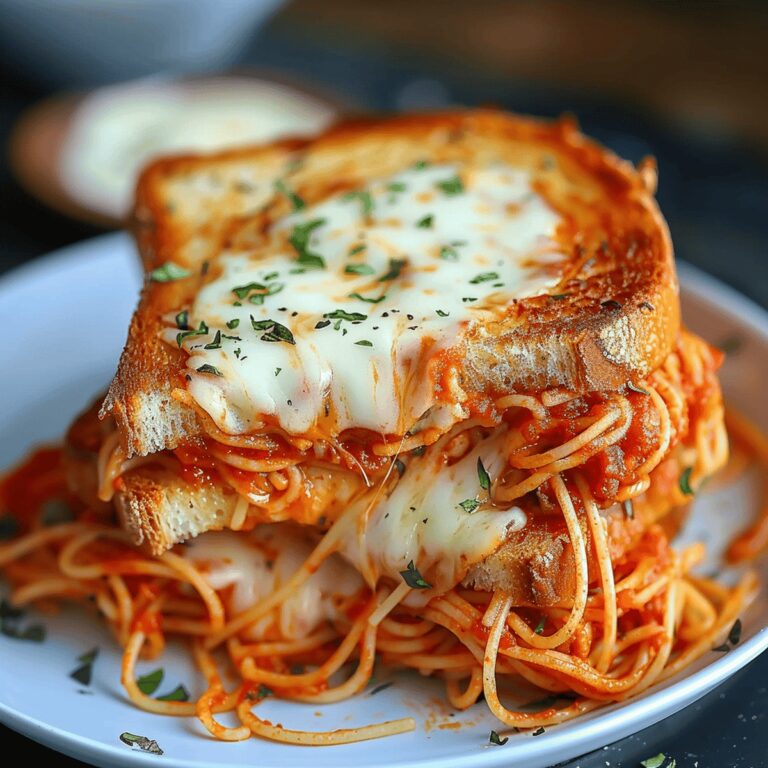 Spaghetti Grilled Cheese Sandwich Recipe