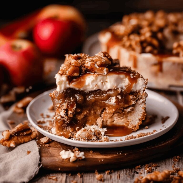 Salted Caramel Apple Pie Cheesecake Recipe