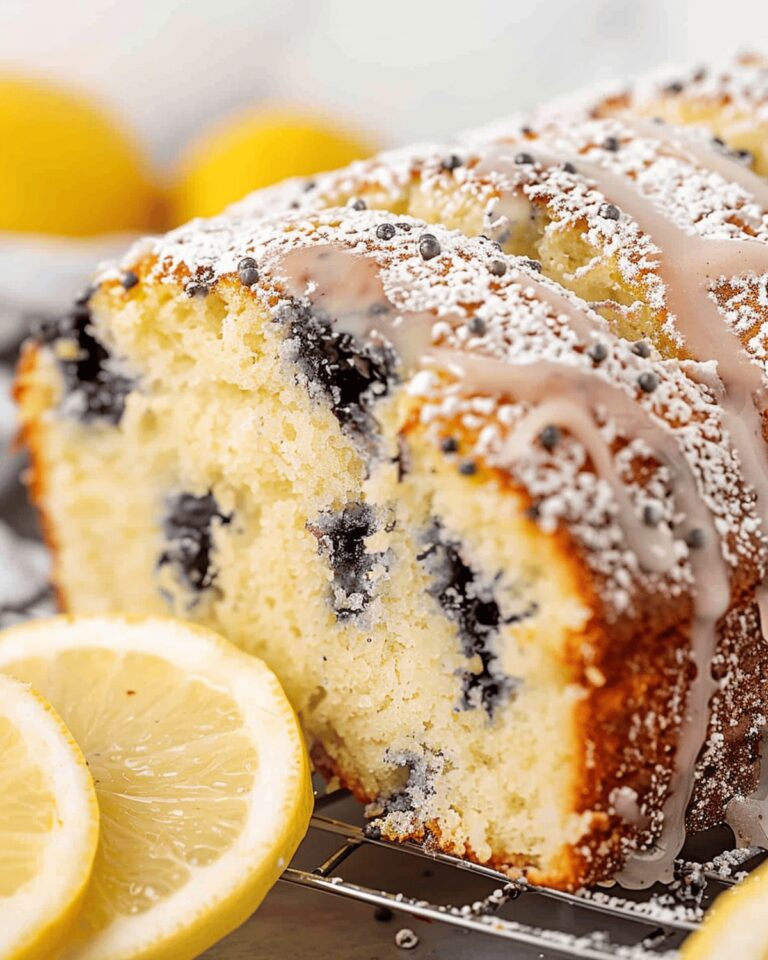 Tangy Lemon Blueberry Bundt Cake Recipe