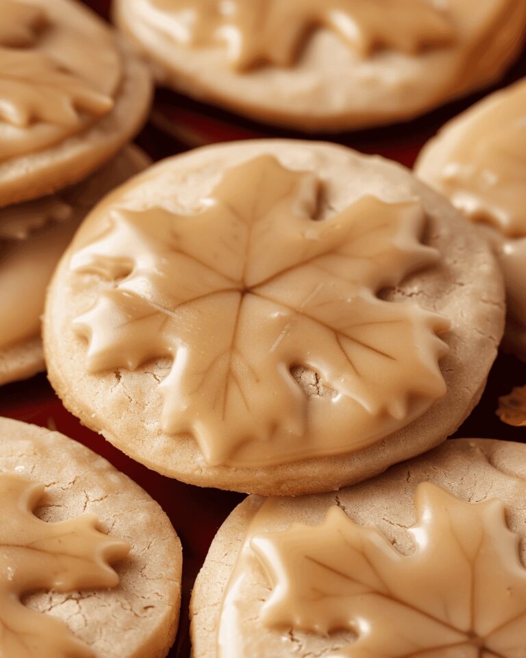 Golden Maple Cookies with Maple Icing Recipe