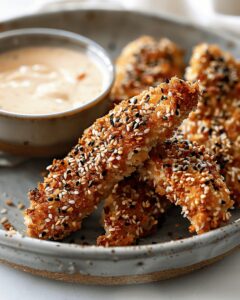 Crispy Panko Sesame Chicken Tenders Recipe