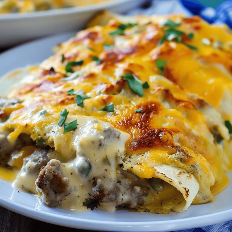 Southern Breakfast Enchiladas With Sausage Gravy Recipe