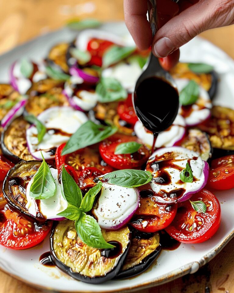 Rustic Eggplant Caprese Salad Recipe