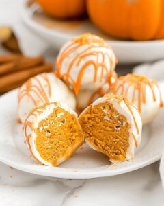Smooth Pumpkin Cheesecake Balls Recipe