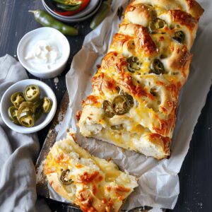 Cheddar Jalapeo Pull Apart Bread Recipe
