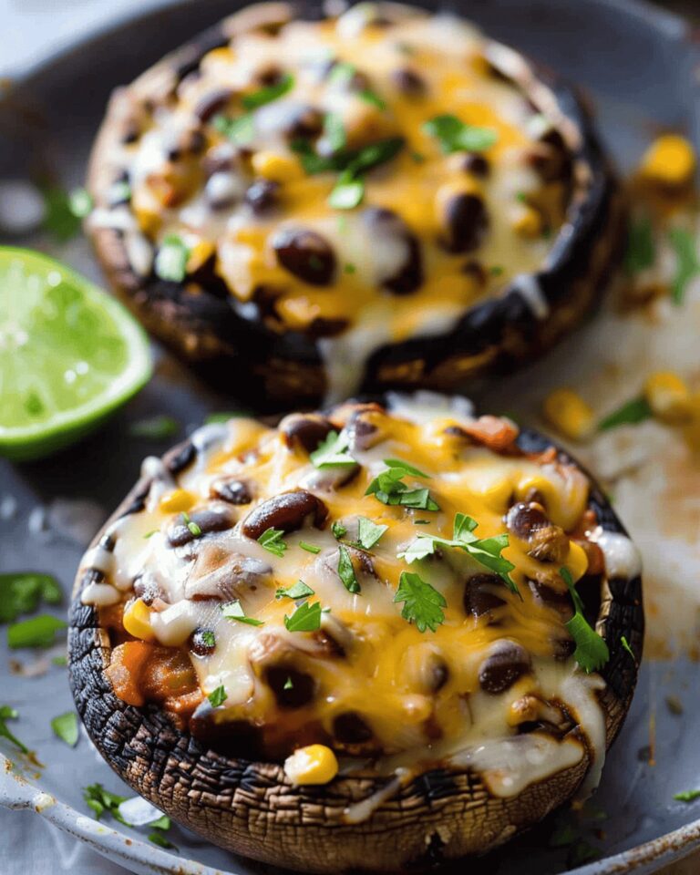 Smoky Enchilada-Stuffed Grilled Portobello Mushrooms Recipe