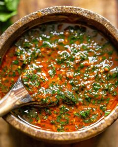 Vibrant Red Chimichurri Sauce Recipe