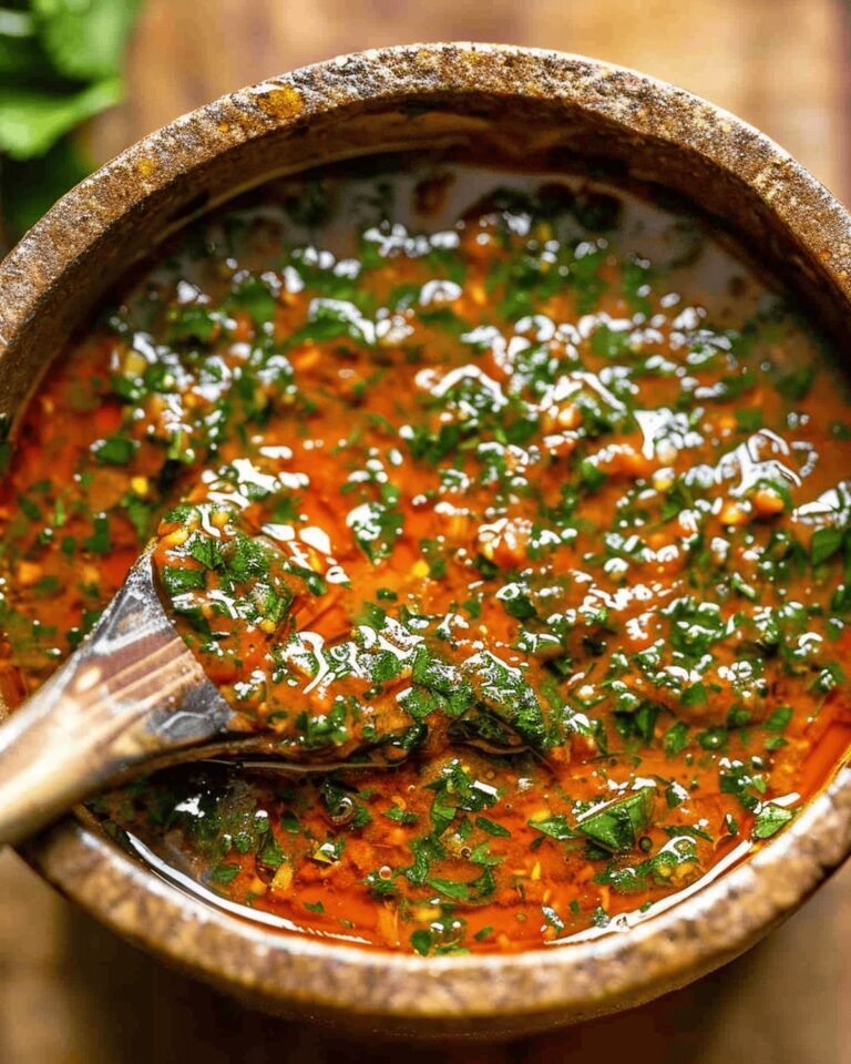 Vibrant Red Chimichurri Sauce Recipe